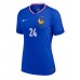 Camisa de time de futebol França Ibrahima Konate #24 Replicas 1º Equipamento Feminina Europeu 2024 Manga Curta